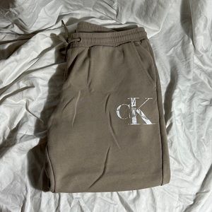 Tan Calvin Klein Joggers - XL